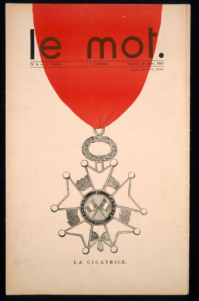 La cicatrice, copertina di 