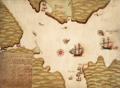 Carta di Milford Haven nel Canale di San Giorgio e Bristol da Paul Ive