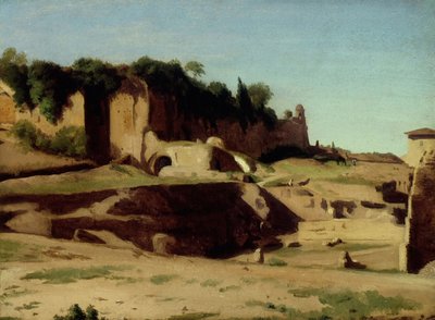 Il Palazzo Imperiale sul Palatino, Roma da Paul Jean Flandrin