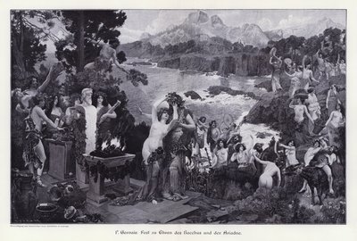 Festa in onore di Bacco e Arianna da Paul Jean Gervais