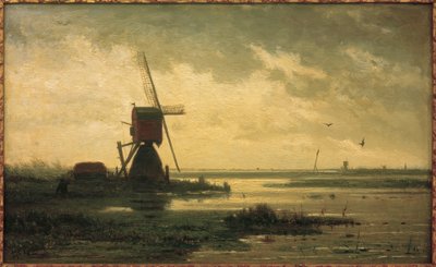 Paesaggio di polder da Paul Joseph Constantin Gabriel
