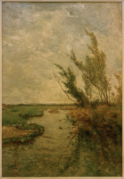 Paesaggio di polder da Paul Joseph Constantin Gabriel