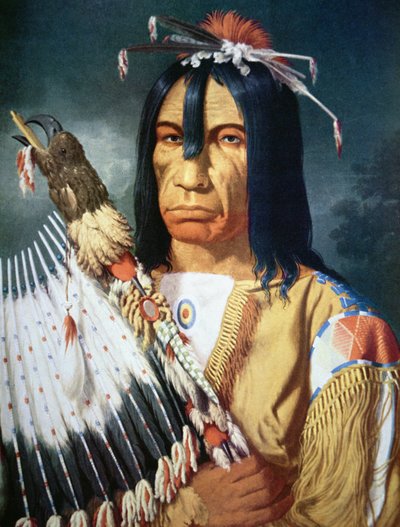 Capo nativo americano del popolo Cree del Canada da Paul Kane