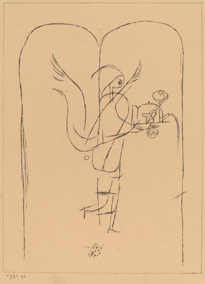 Un genio serve una piccola colazione da Paul Klee