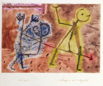 Un prigioniero viene condotto via da Paul Klee