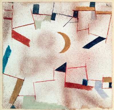 Astratto con luna crescente da Paul Klee
