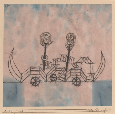 Alter Dampfer da Paul Klee