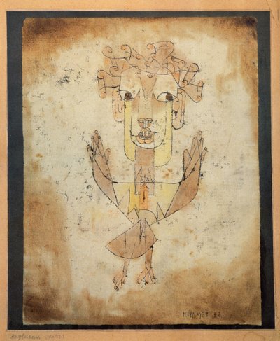 Angelus Novus, 1920 da Paul Klee