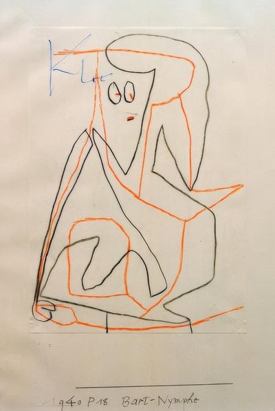 Ninfa barbuta da Paul Klee