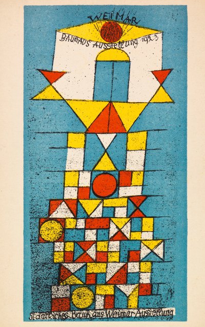 Mostra Bauhaus. Cartolina, 1923 da Paul Klee