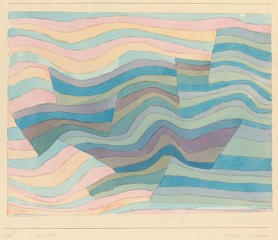 Movimento sulla costa ripida da Paul Klee