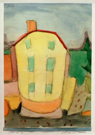 Ritratto di una casa da Paul Klee