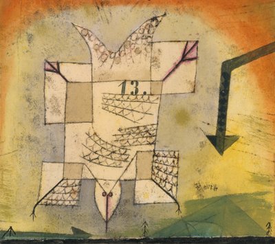 Uccello che si Schianta da Paul Klee