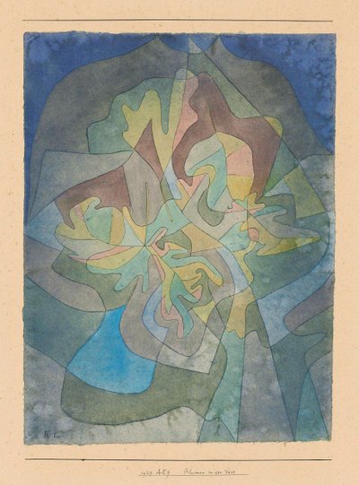 Blumen in der Vase, 1929 da Paul Klee