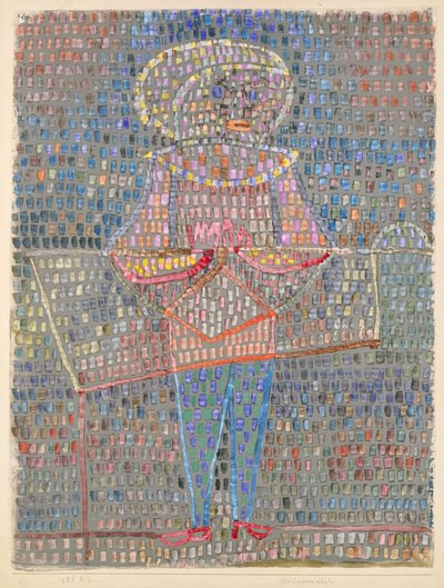 Ragazzo in costume da Paul Klee