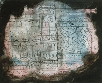 Castello in fiamme da Paul Klee