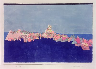 Castello sulla scogliera da Paul Klee