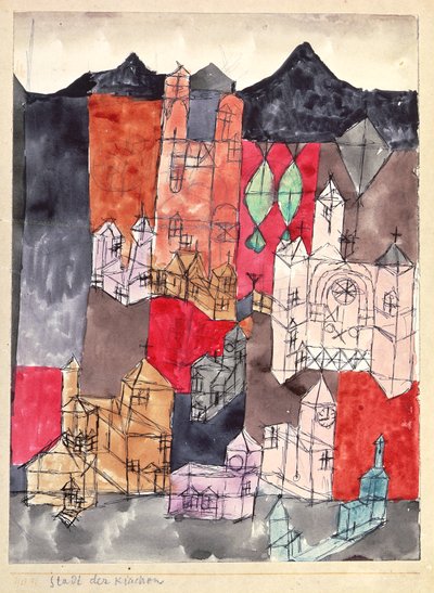 Città delle chiese da Paul Klee
