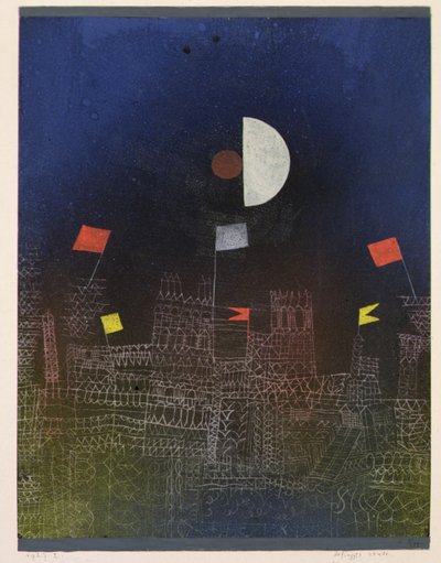 Città con Bandiere da Paul Klee