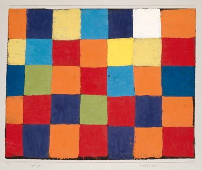Tabella dei Colori "Qu 1" da Paul Klee