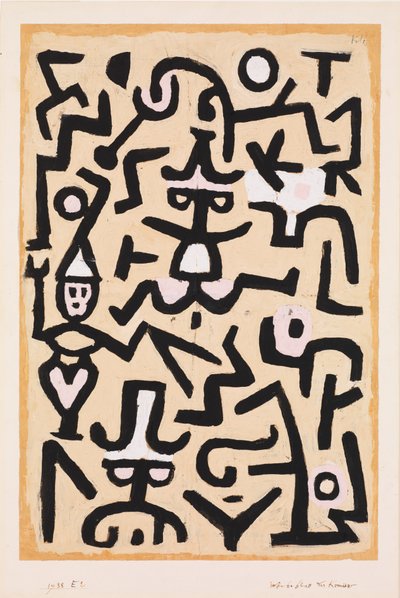 Volantino dei comici da Paul Klee
