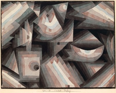 Gradazione di Cristallo, 1921 da Paul Klee
