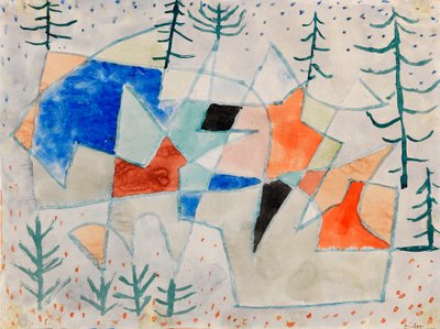 Edelklippe Scogliera nobile, 1933 da Paul Klee