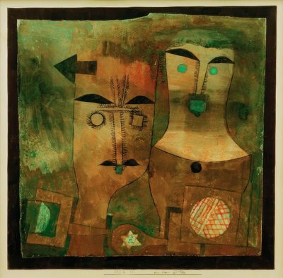 Una coppia di dei da Paul Klee