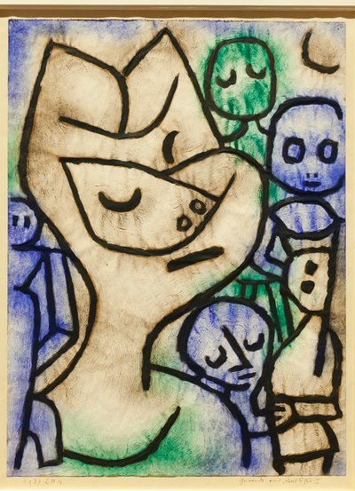 Espressione di un volto da Paul Klee