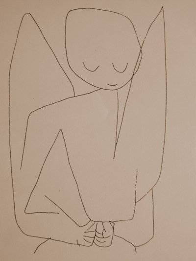 Angelo smemorato, 1939 da Paul Klee