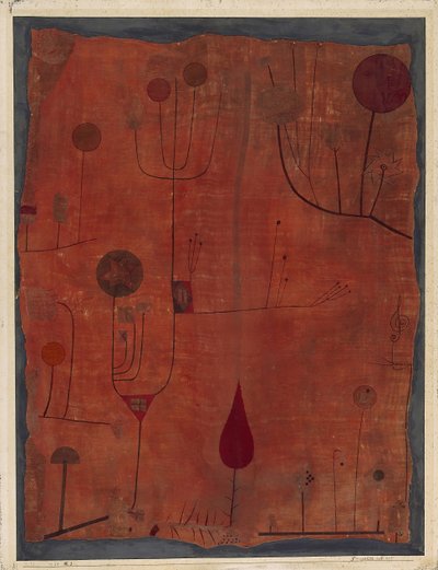 Frutti sul rosso, 1930 da Paul Klee