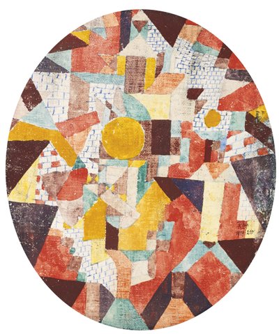 Luna piena entro le mura da Paul Klee