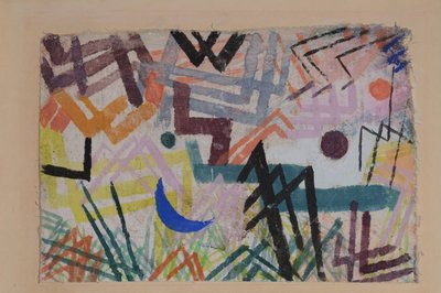 Gioco delle forze di Lech, paesaggio, 1917 da Paul Klee
