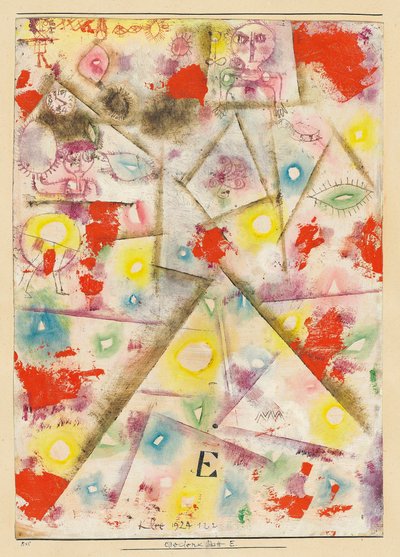 Gedenkblatt E, 1924 da Paul Klee