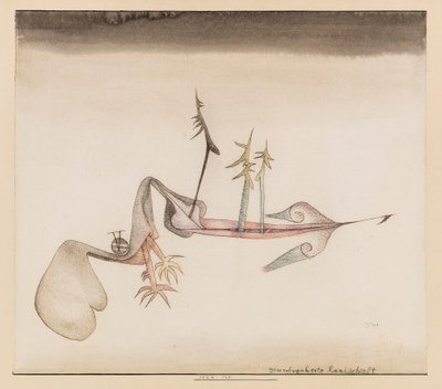 Grundverhexte Landschaft da Paul Klee