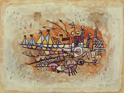 Scena di Porto da Paul Klee