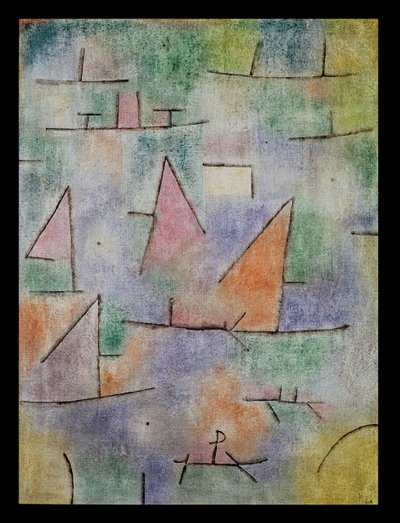 Porto con navi a vela da Paul Klee