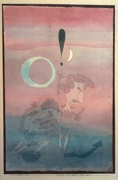 Scena principale dal balletto Il falso giuramento, 1922 da Paul Klee