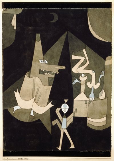 Scena di streghe da Paul Klee