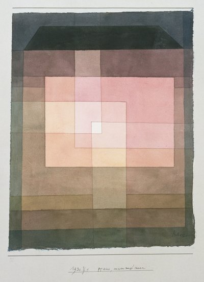Casa, esterno e interno da Paul Klee