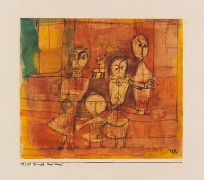 Bambini e cane, 1920 da Paul Klee