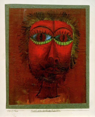 Testa di un famoso bandito da Paul Klee