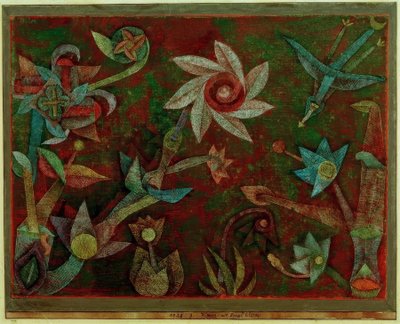 Fiori a croce e a spirale da Paul Klee