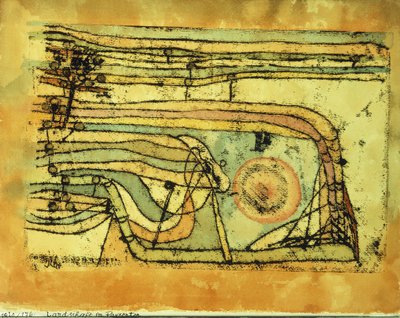 Paesaggio nel Pankenton da Paul Klee