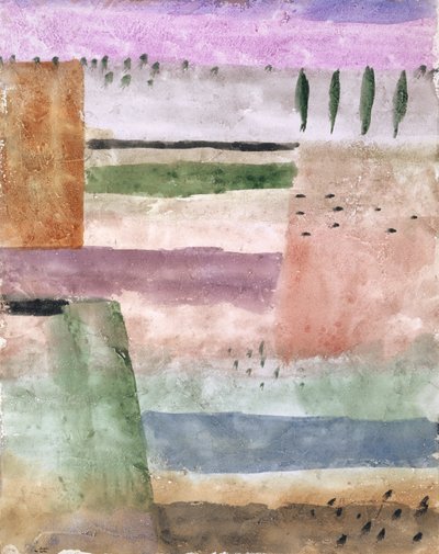 Paesaggio con Pioppi da Paul Klee