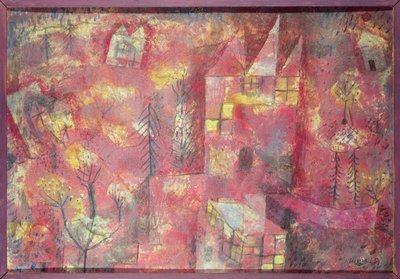 Paesaggio con bambino da Paul Klee
