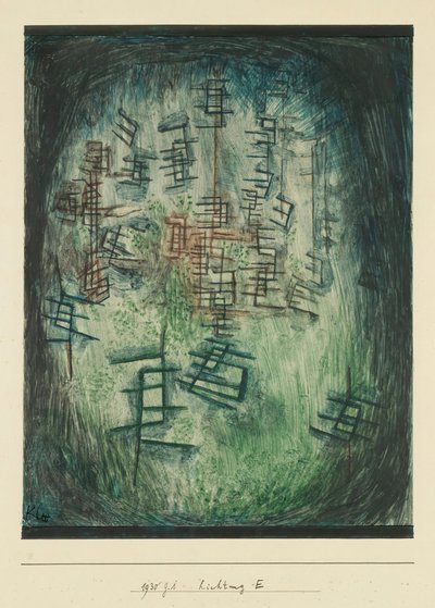 Lichtung E Clearing E da Paul Klee