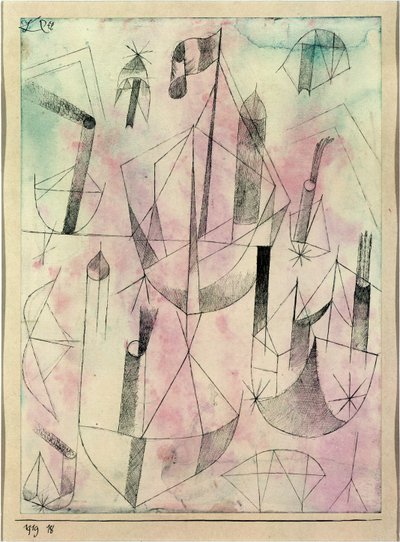 Piccola fantasia del battello a vapore da Paul Klee