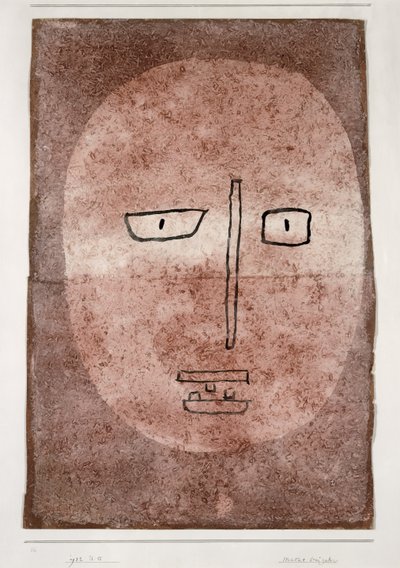 Maschera con tre denti da Paul Klee