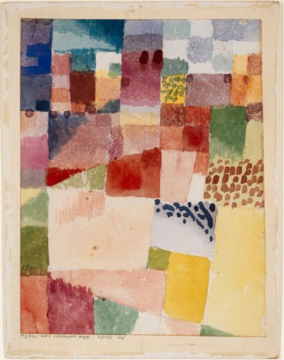 Motivo da Hamammet da Paul Klee